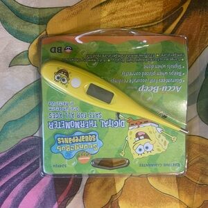 SpongeBob SquarePants Yellow Digital Thermometer